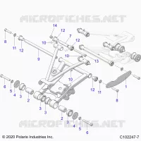 REAR SUSPENSION CONTROL ARM MOUNTING