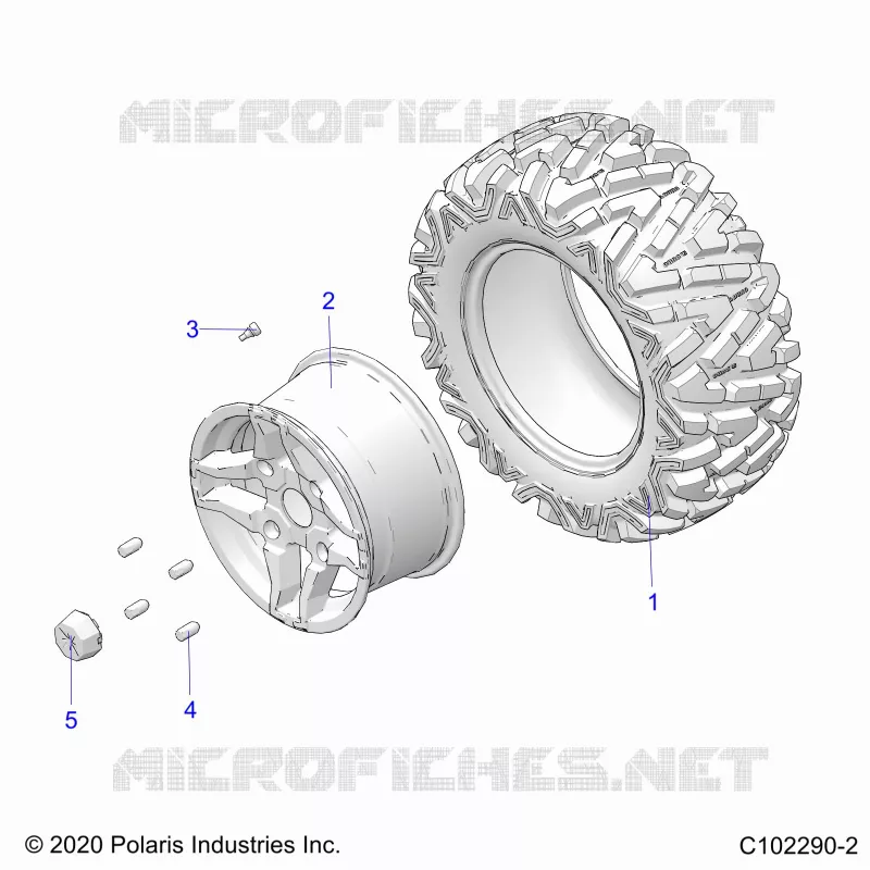 WHEELS, REAR TIRE