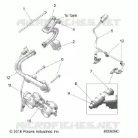 FUEL SYSTEM, RAIL, LINES AND THROTTLE BODY