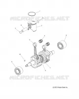 ENGINE, PISTON AND CRANKSHAFT