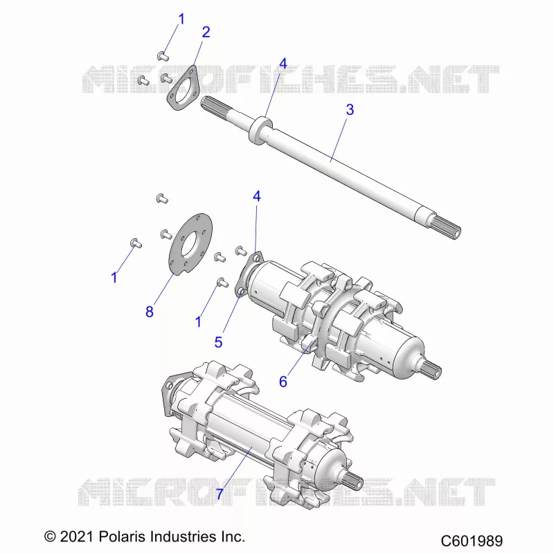 DRIVE TRAIN, JACKSHAFT AND DRIVE SHAFT