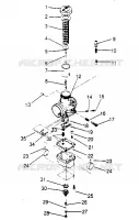 CARBURETOR 600 XCR 0951676 (4929132913C012)