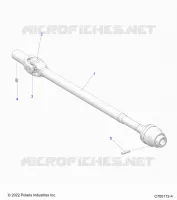 DRIVE TRAIN, FRONT PROP SHAFT