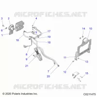 ELECTRICAL, HORN AND LICENSE PLATE BRACKET