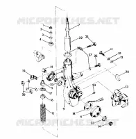 FRONT STRUT   ASSEMBLY 250 6X6 / W928727 (4922842284012A)