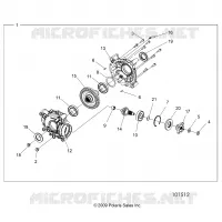 DRIVE TRAIN, REAR GEARCASE INTERNALS