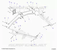 REAR SUSPENSION TRAILING ARMS MOUNTING
