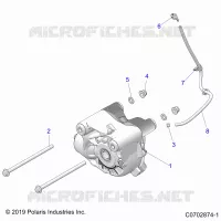 DRIVE TRAIN, FRONT GEARCASE MOUNTING
