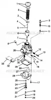 CARBURETOR LITE GT 0973133 AND EUROPEAN LITE GT E973133 (4938253825C006)
