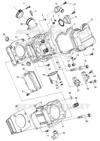 CYLINDER  SCRAMBLER 500 W97BC50A (4943074307D001)