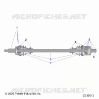 DRIVE TRAIN, FRONT HALF SHAFT