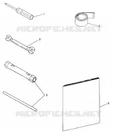 TOOL KIT    WIDETRAK GT 0972061 AND EUROPEAN WIDETRAK GT E972061 (4938173817C013)