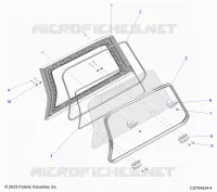 REAR BODYWORK CAB PANEL ASM
