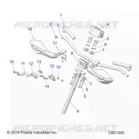 UPPER STEERING & HANDLEBAR ASM.
