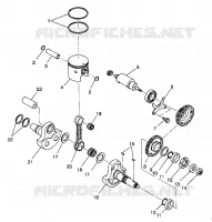 PISTON   CRANKSHAFT 4X4 350L W938139 (4924052405037A)