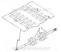 TRACK AND DRIVE SHAFT SHAFT ASSEMBLY NO. 1590210 (INCL. 1-3) (4909520952010A)