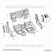 REAR BODYWORK CLOSEOFF AND FENDERS