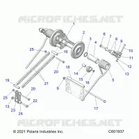 SUSPENSION, REAR TORQUE ARM