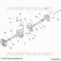 DRIVE TRAIN, PRIMARY CLUTCH