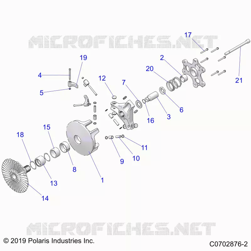 DRIVE TRAIN, PRIMARY CLUTCH