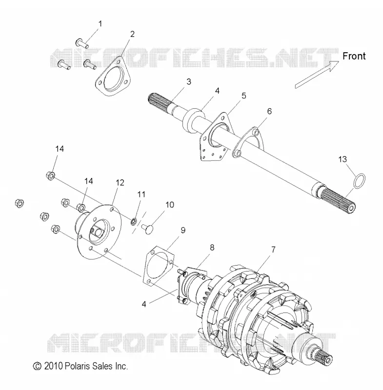 DRIVE TRAIN, JACKSHAFT AND DRIVE SHAFT