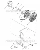 RECOIL STARTER ASSEMBLY XLT TOURING 0952857 AND  EUROPEAN XLT TOURING E9528 (4929172917D001)