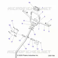 STEERING, HANDLEBAR, STEERING POST 