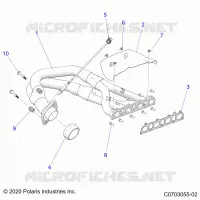 ENGINE, EXHAUST SYSTEM, HEADPIPE AND RELATED