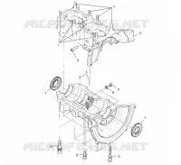 CRANKCASE  TRAIL TOURING 0982362 AND EUROPEAN TRAIL TOURING E982362 (4942314231C006)