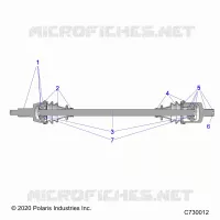 DRIVE TRAIN, FRONT HALF SHAFT