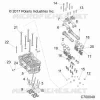 ENGINE, CYLINDER HEAD AND VALVES
