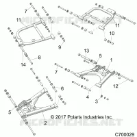 REAR SUSPENSION CONTROL ARMS