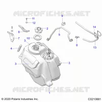 FUEL SYSTEM, FUEL TANK ASM.