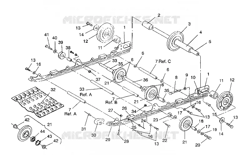SUSPENSION ASSEMBLY SPORT / 0930443 (4922942294018A)