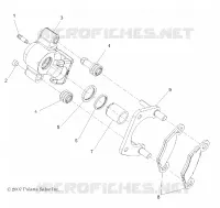 REAR BRAKE CALIPER