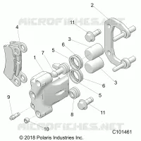 BRAKES, DOUBLE BORE CALIPER
