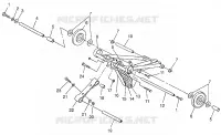 FRONT TORQUE ARM WIDETRAK GT 0972061 AND EUROPEAN WIDETRAK GT E972061 (4938173817B007)