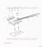 ENGINE, THROTTLE BODY AND VALVE COVER