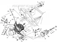 ENGINE MOUNTING (BLAZER) TRAIL BLAZER W97BA25C (4940124012A010)