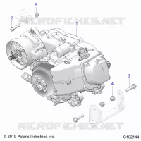 ENGINE, ENGINE AND TRANSMSSION MOUNTING