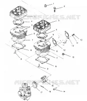 CYLINDER SPORT 0950443, SPORT TOURING 0950243  AND EUROPEAN SPORT (4928822882C012)