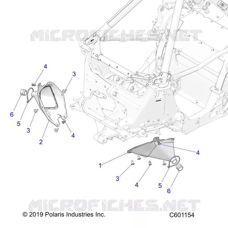 CHASSIS, TIE ROD BOOT ASM.
