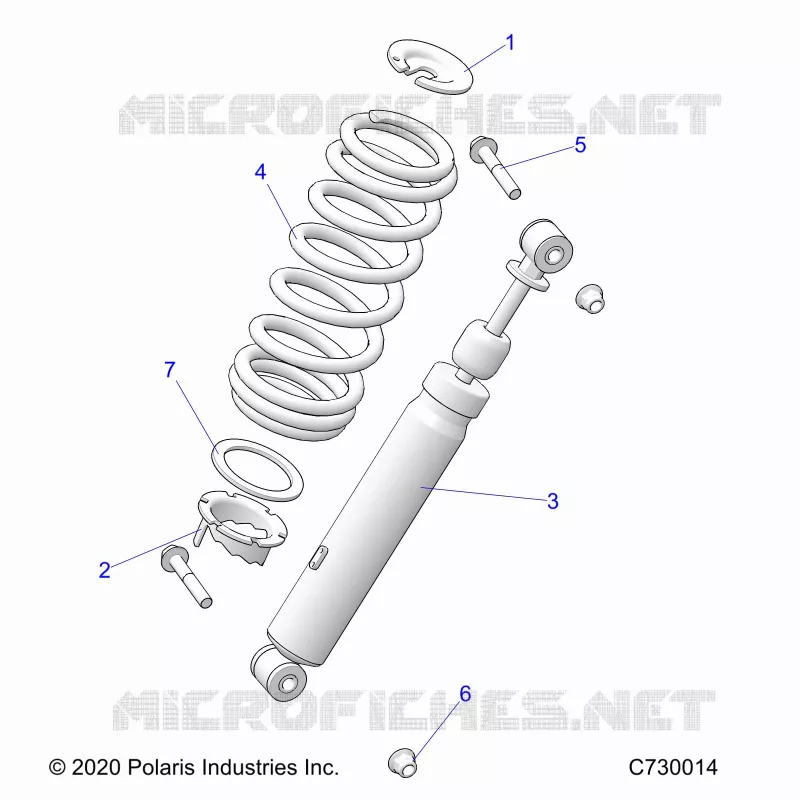 SUSPENSION, FRONT SHOCK MOUNTING