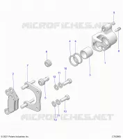 BRAKES, REAR CALIPER