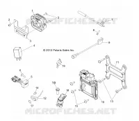 REGULATOR, RELAYS, SENSORS AND ECU