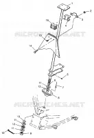 STEERING POST     SCRAMBLER 500 W97BC50A (4943074307B010)