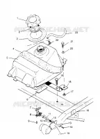 FUEL TANK ASSEMBLY SCRAMBLER W957840 (4927252725A012)