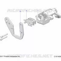 BRAKES, REAR CALIPER