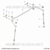 SUSPENSION, REAR STABILIZER BAR