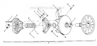 DRIVE CLUTCH STAR, SPRINT ES AND STARTRAK (4916811681016A)